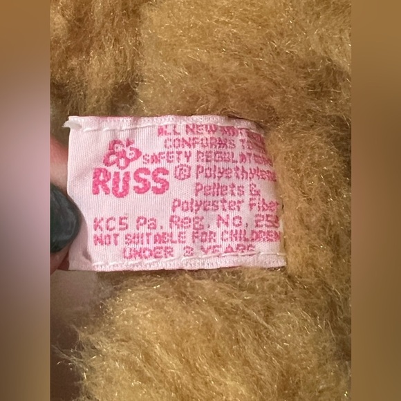 Russ Berrie RAFFI Brown Bunny Rabbit Plush Stuffed Animal 18" Long Legs Ears - Picture 8 of 8